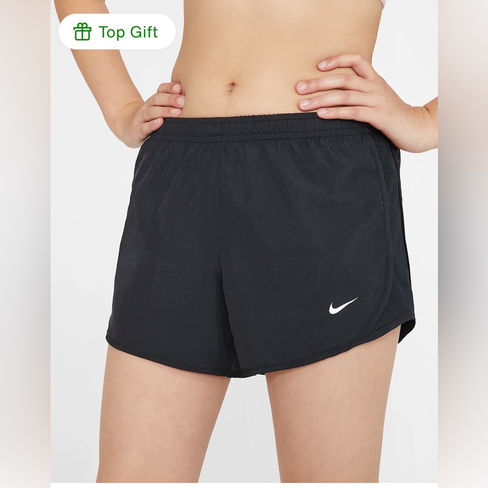 NWT Nike Tempo Girls Kids Brief Lined Running Shorts Sustainable Lightweight XL